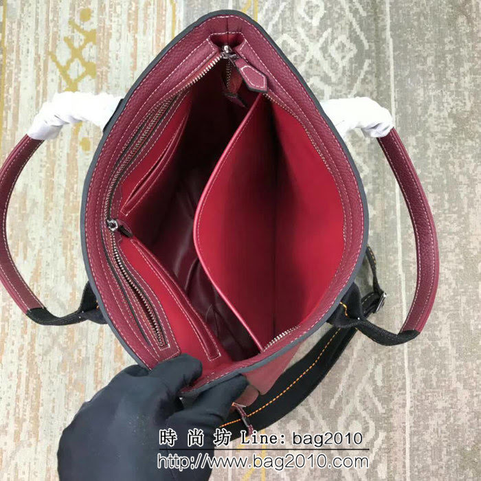 HERMES愛馬仕 最新款 時尚休閒 男士手提斜挎包 8831-3 豎款 JD1260